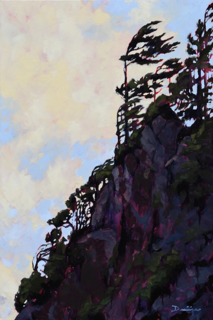 Dominique Walker Bradys-beach-sea-stack-36x24-dominique-walker-ian-tan-fine-art-gallery-vancouver