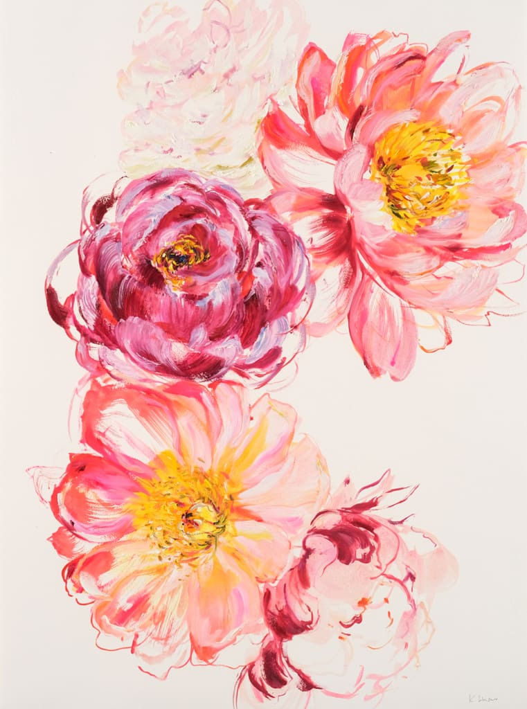 Krista Johnson Peonies-Sea Of Pinks Ian Tan Gallery