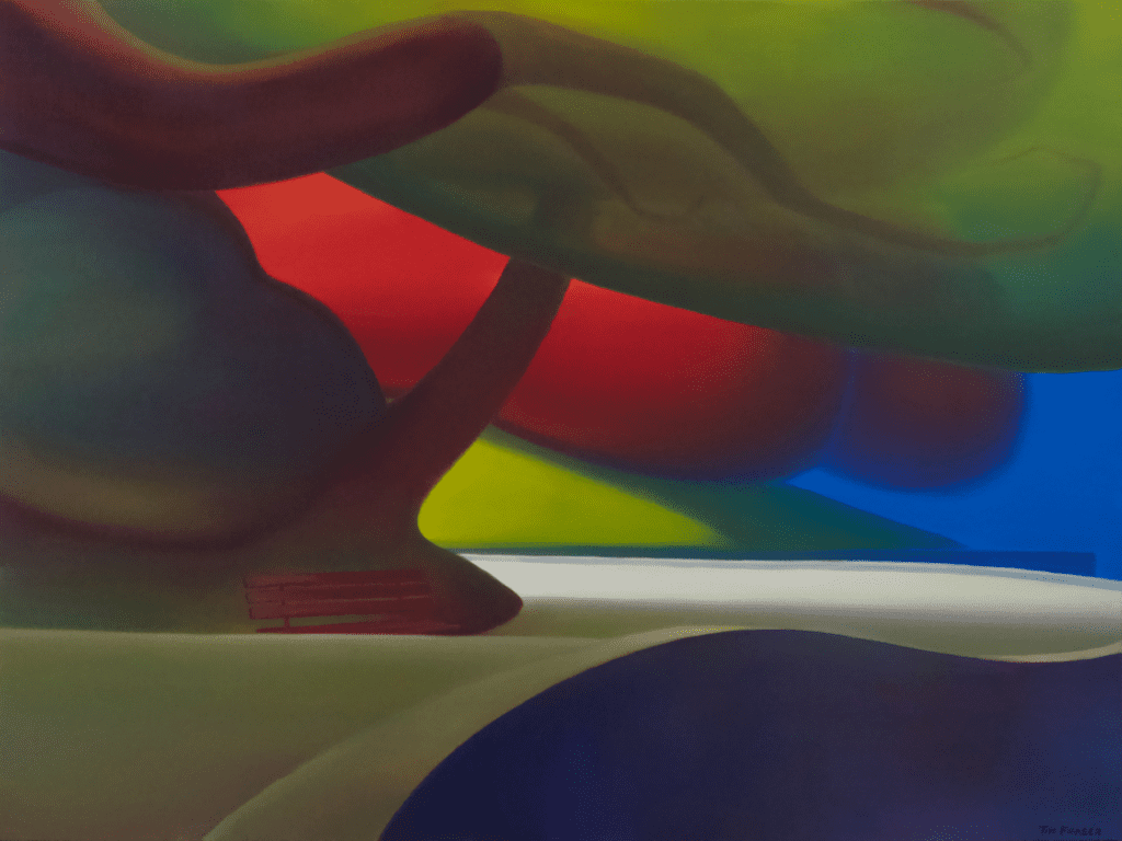 Tim Fraser Seawall Red and Green