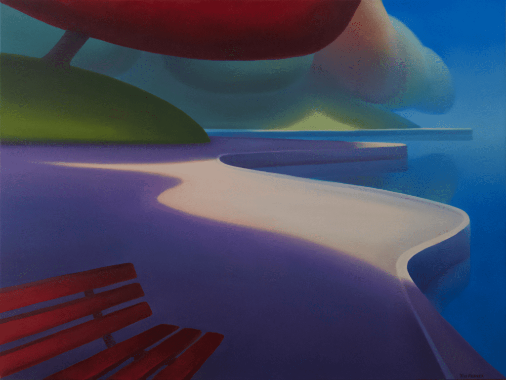 Tim Fraser Seawall Shaded Bench Ian Tan Gallery