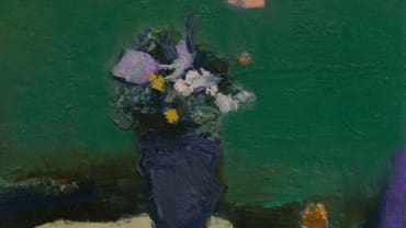 Jennifer Hornyak Violet With Coral Stripe Ian Tan Gallery