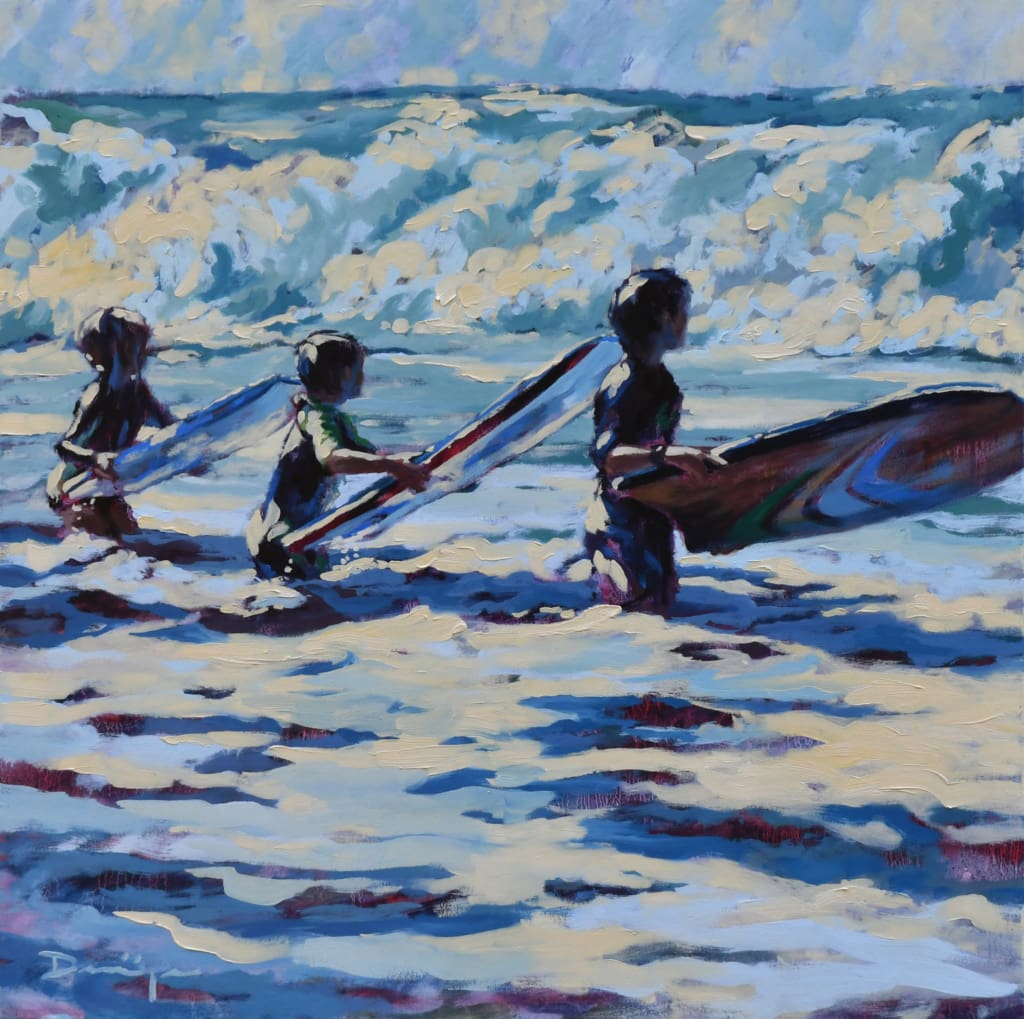 Dominique Walker waiting-for-the-wave- Ian Tan Gallery